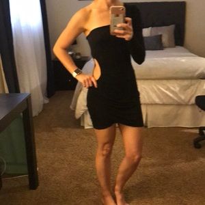 Cut out, One-Sided Party Dress